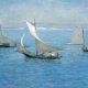 Untitled boat painting by Edith Mitchill Prellwitz
