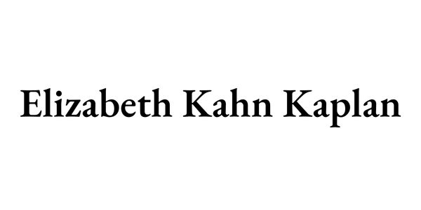 Elizabeth Kahn Kaplan