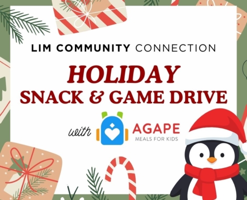 Holiday Snack and Game Drive with Agape Meals for Kids