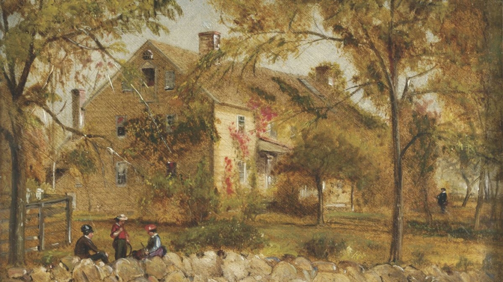 Painting of Hawkins Mount house