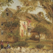 Painting of Hawkins Mount house