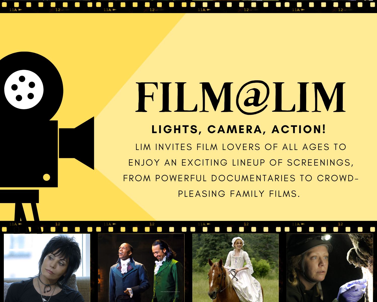 FILM@LIM: Film Screenings at the museum from powerful documentaries to crowd-pleasing family films.