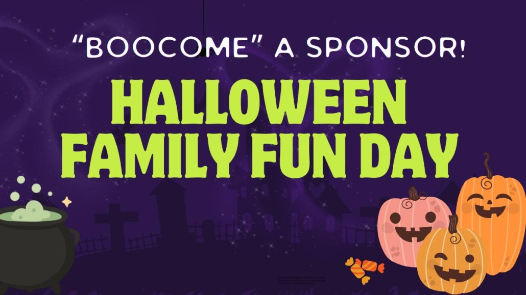 "Boocome" a sponsor for Halloween Family Fun Day